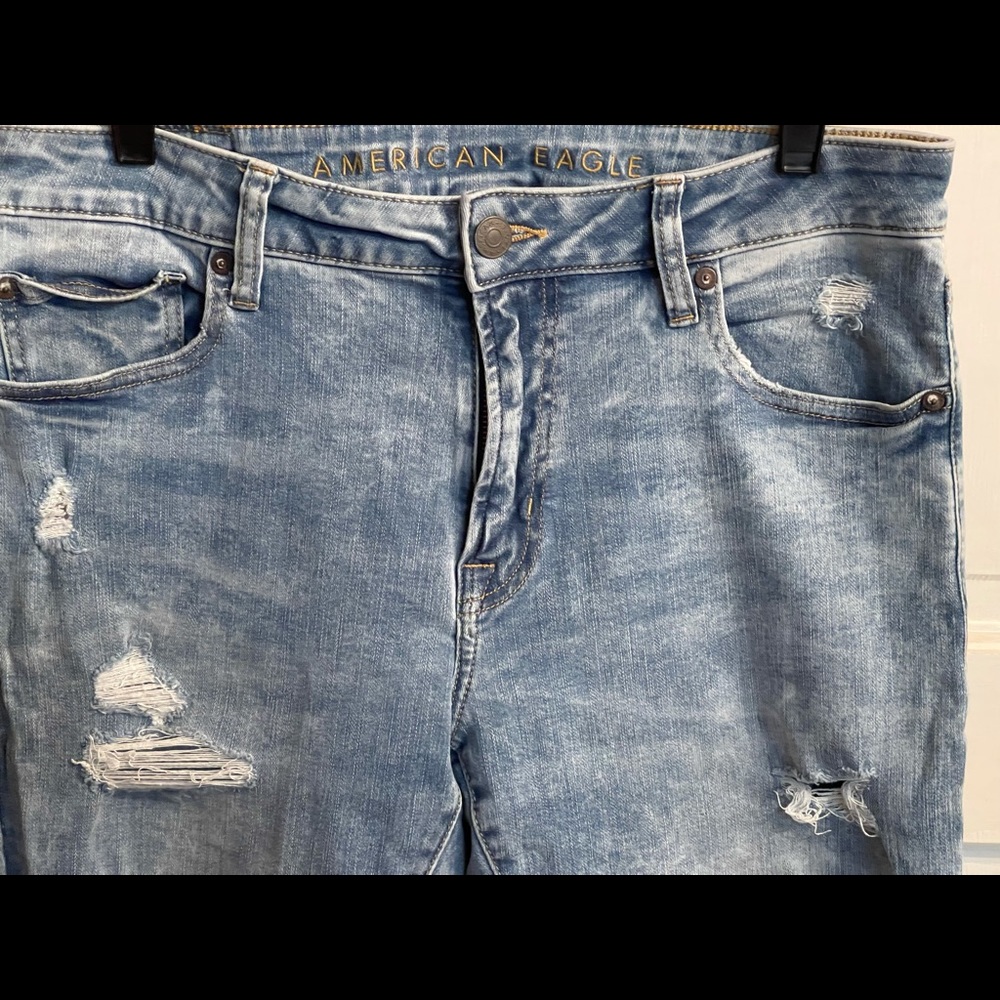 American Eagle men’s ripped stretch jeans pants